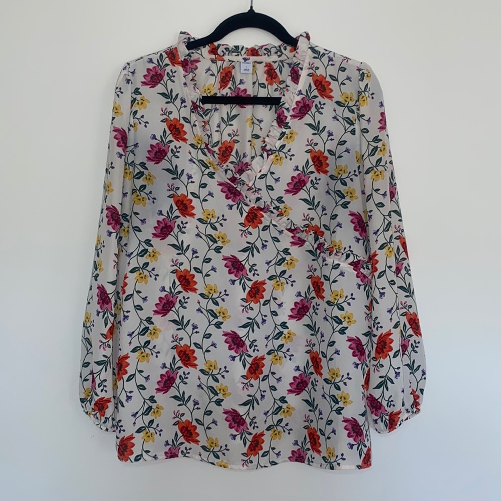 Floral Old Navy Blouse